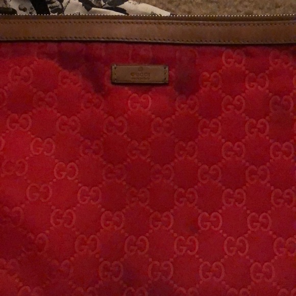 Authentic Red Gucci Clutch - Picture 2 of 5